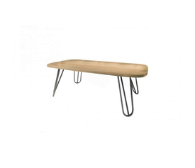 Τραπεζάκι σαλονιού "Ολυμπος" 120x60cm δρυς