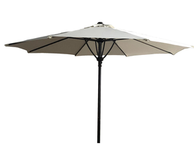 Στρογγυλή Ομπρέλα Αλουμινίου Με Easy Up Μηχανισμό Και Εκρού Ύφασμα 300cm