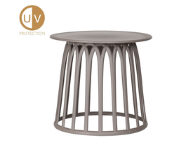 BASKET SIDE TABLE CAPPUCCINO 49.5x49.5x44cm
