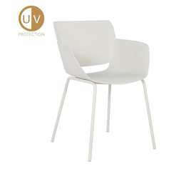 SEDIA ΚΑΡΕΚΛΑ OFF WHITE 58x51x79.5cm