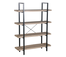 BRICK-URBAN ΒΙΒΛΙΟΘΗΚΗ ΦΥΣΙΚΟ ΜΑΥΡΟ 105x32x140