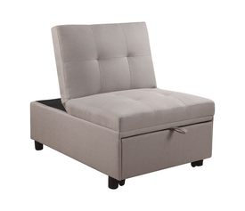 IMOLA Καρέκλα - Κρεβάτι Σαλονιού - Καθιστικού, Ύφασμα Cappuccino