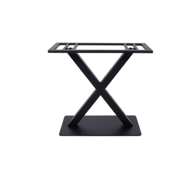 FERRO Βάση Τραπεζιού Μακρόστενη, Μέταλλο Μαύρο (21Kg)