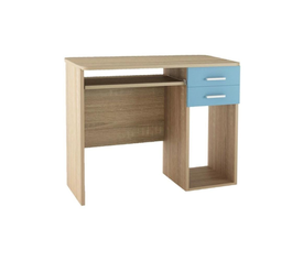 Γραφείο παιδικό με 2 συρτάρια σιέλ