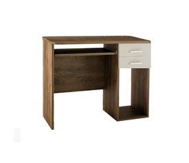 Γραφείο παιδικό με 2 συρτάρια καρυδί - εκρού