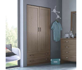 Ντουλάπα 2Φυλλη 90x60xH180cm