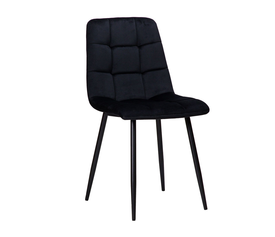 Καρέκλα Loris Μαύρο 46 x 54.5 x 89