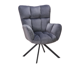 Πολυθρόνα Hilda Γκρι 62 x 72 x 88