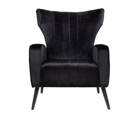 Πολυθρόνα Casandra Μαύρο 81 x 83 x 96