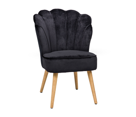 Πολυθρόνα Queen Μαύρο 58 x 55 x 82