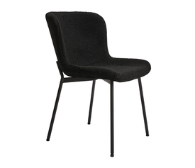Καρέκλα Melina Μαύρο 48 x 59 x 80