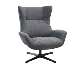 Πολυθρόνα Gossip Γκρι 90 x 87 x 105