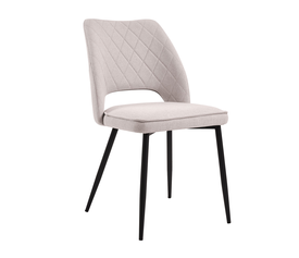 Καρέκλα Kristy ανοιχτό μπεζ 45 x 57 x 83