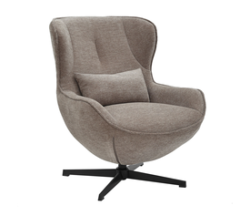 Πολυθρόνα Chanel μόκα 76 x 87 x 90