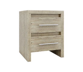 KENNEL Κομοδίνο 2 Συρτάρια, Απόχρωση Sonoma