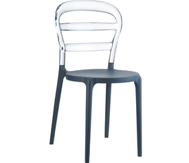 BIBI DARK GREY/CLEAR(Σ4)TRANSP.ΚΑΡΕΚΛΑ