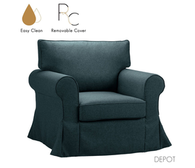 ASHLEY ΠΟΛΥΘΡΟΝΑ ΜΕ ΑΠΟΣΥΡΟΜΕΝΟ ΚΑΛΥΜΜΑ ΜΠΛΕ 97x85x95