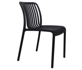 MODA Καρέκλα-Pro Στοιβαζόμενη PP - UV Protection, Απόχρωση Ανθρακί