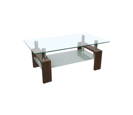 CAMERON Τραπεζάκι Σαλονιού Καθιστικού, Απόχρωση Καρυδί