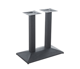 IBIS Βάση Τραπεζιού Μακρόστενη Μέταλλο Βαφή Μαύρο Matte (11,00 Kg)