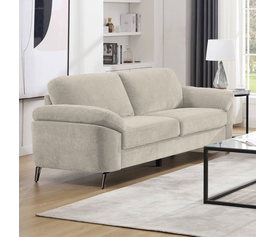 KATRINA Καναπές 3θ - Σαλονιού - Καθιστικού, Ύφασμα Μπεζ, K/D