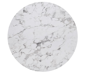 HPL (High Pressure Laminated) Επιφάνεια Τραπεζιού Απόχρωση White Marble, UV