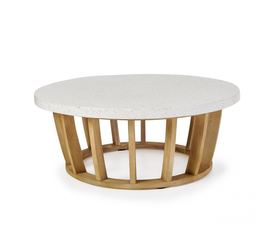 ITHAKA COFFEE TABLE ΦΥΣΙΚΟ 100x100x40