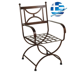 Γαλβανισμένη Μεταλλική Πολυθρόνα Μασίφ Κύκλος