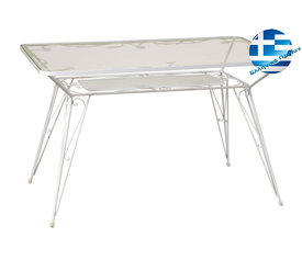 Γαλβανισμένο Παραλ/μο Τραπέζι Μασίφ 140 x 70 x 73cm