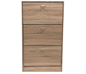 ΠΑΠΟΥΤΣΟΘΗΚΗ ΤΡΕΙΣ ΠΟΡΤΕΣ - ΑΕΡΙΖΟΜΕΝΗ ΠΛΑΤΗ 63x24x115cm ΣΦΕΝΔΑΜΟΣ