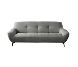 PEDRO Kαναπές Σαλονιού - Καθιστικού 3Θέσιος, Ύφασμα Γκρι