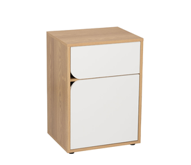 SMILE 2 ΚΟΜΟΔΙΝΟ SONOMA ΛΕΥΚΟ 45x35x63.5