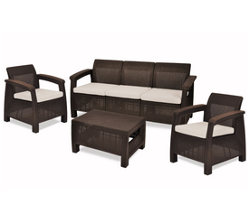 KETER ΣΕΤ 3ΘΕΣΙΟ CORFU BROWN