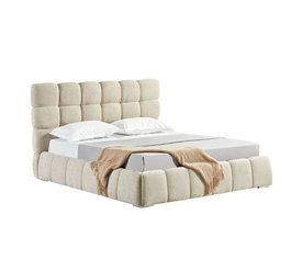 PUFFY ΚΡΕΒΑΤΙ (ΓΙΑ ΣΤΡΩΜΑ 160x200cm) BEIGE 228x188x120