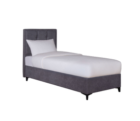 PIANO ΚΡΕΒΑΤΙ ΜΕ ΑΠΟΘΗΚ. ΧΩΡΟ (ΓΙΑ ΣΤΡΩΜΑ 90x200cm) ΓΚΡΙ 07-780 207x97x115