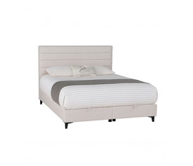 UTOPIA ΚΡΕΒΑΤΙ ΜΕ ΑΠΟΘΗΚ. ΧΩΡΟ ΚΑΙ ΣΤΡΩΜΑ WHITE SMOOTH 06-900 207x160x115