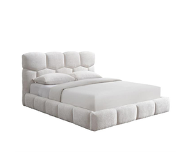 HONEYBEE ΚΡΕΒΑΤΙ (ΓΙΑ ΣΤΡΩΜΑ 160x200cm) CREAM 184x220x102.2cm