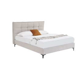 Button κρεβάτι (για στρώμα 160x200cm) beige 183x217x112cm
