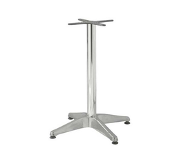 PALMA Βάση Τραπεζιού 4-Νυχη, Αλουμίνιο Απόχρωση Shiny Silver (2,30kg)