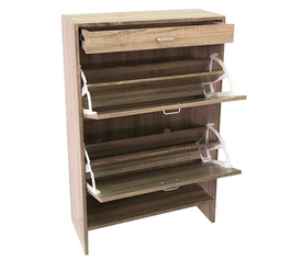 ΠΑΠΟΥΤΣΟΘΗΚΗ ΜΕ 2 ΠΟΡΤΕΣ, ΣΥΡΤΑΡΙ - ΑΕΡΙΖΟΜΕΝΗ ΠΛΑΤΗ 63x24x106cm ΣΦΕΝΔΑΜΟΣ