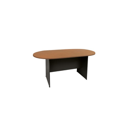 ΣΥΝΕΔΡΙΟΥ-A Τραπέζι Οβάλ Απόχρωση Dark Grey - Cherry