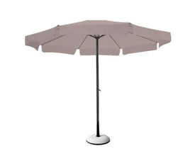 ΟΜΠΡΕΛΑ Αλουμινίου Σκελετός Ανθρακί - Ύφασμα Μπεζ