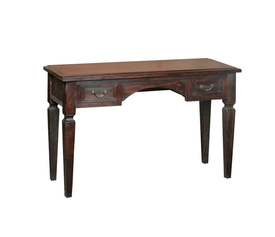 CLASSIC Κονσόλα - Γραφείο, 2 Συρτάρια - Ξύλο Sheesham Καρυδί