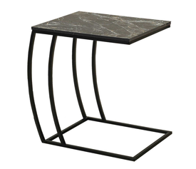 ΤΡΑΠΕΖΙ  ΣΑΛΟΝΙΟΥ VELCO 50x35x62 εκ MARBLE ΓΚΡΙ