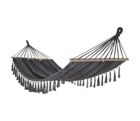 ΑΙΩΡΑ ΜΟΝΗ ΒΑΜΒΑΚΕΡΗ 200x100cm ΓΚΡΙ ΜΕ ΚΡΟΣΙΑ