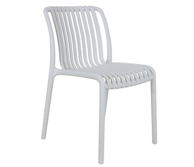 MODA Καρέκλα-Pro Στοιβαζόμενη PP - UV Protection, Απόχρωση Άσπρο