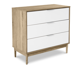 SCANDI ΣΥΡΤΑΡΙΕΡΑ 3ΣΥΡΤΑΡΙΑ SONOMA ΛΕΥΚΟ 80x39.5x77