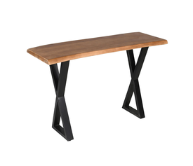 MINGLE ΚΟΝΣΟΛΑ ΚΑΡΥΔΙ ΜΑΥΡΟ 120x40x76