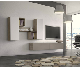 No4C Living Room Unit (Melamine/Lacquer) – Made in Greece