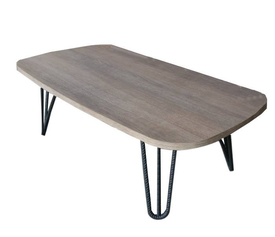 ΤΡΑΠΕΖΑΚΙ ΣΑΛΟΝΙΟΥ ΞΥΛΙΝΟ ΜΕΛΑΜΙΝΗ ΕΛΛΗΝΙΚΗΣ ΚΑΤΑΣΚΕΥΗΣ ΜΕ ΜΕΤΑΛΛΙΚΑ ΠΟΔΙΑ SRS OLYMPOS No.115 120*60*38